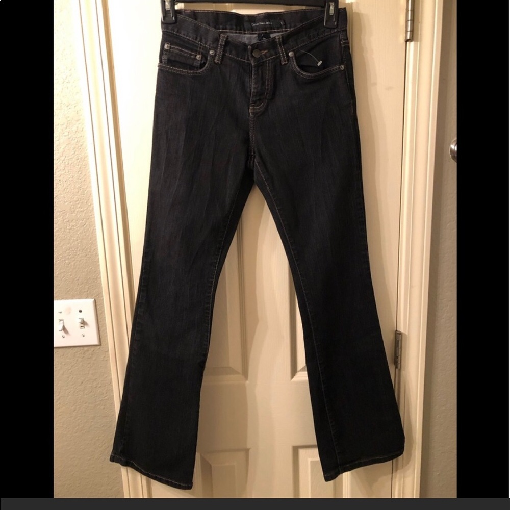 Calvin Klein Dark Wash Straight Leg Denim Jeans Women’s Size 4